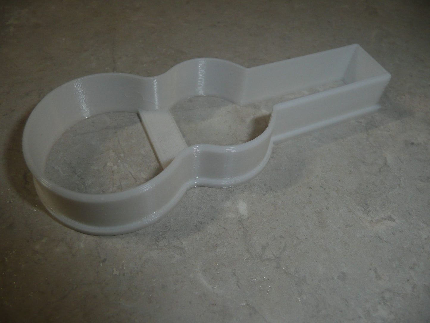 Violin Outline Fiddle Wooden Musical String Instrument Cookie Cutter USA PR3248