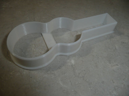 Violin Outline Fiddle Wooden Musical String Instrument Cookie Cutter USA PR3248