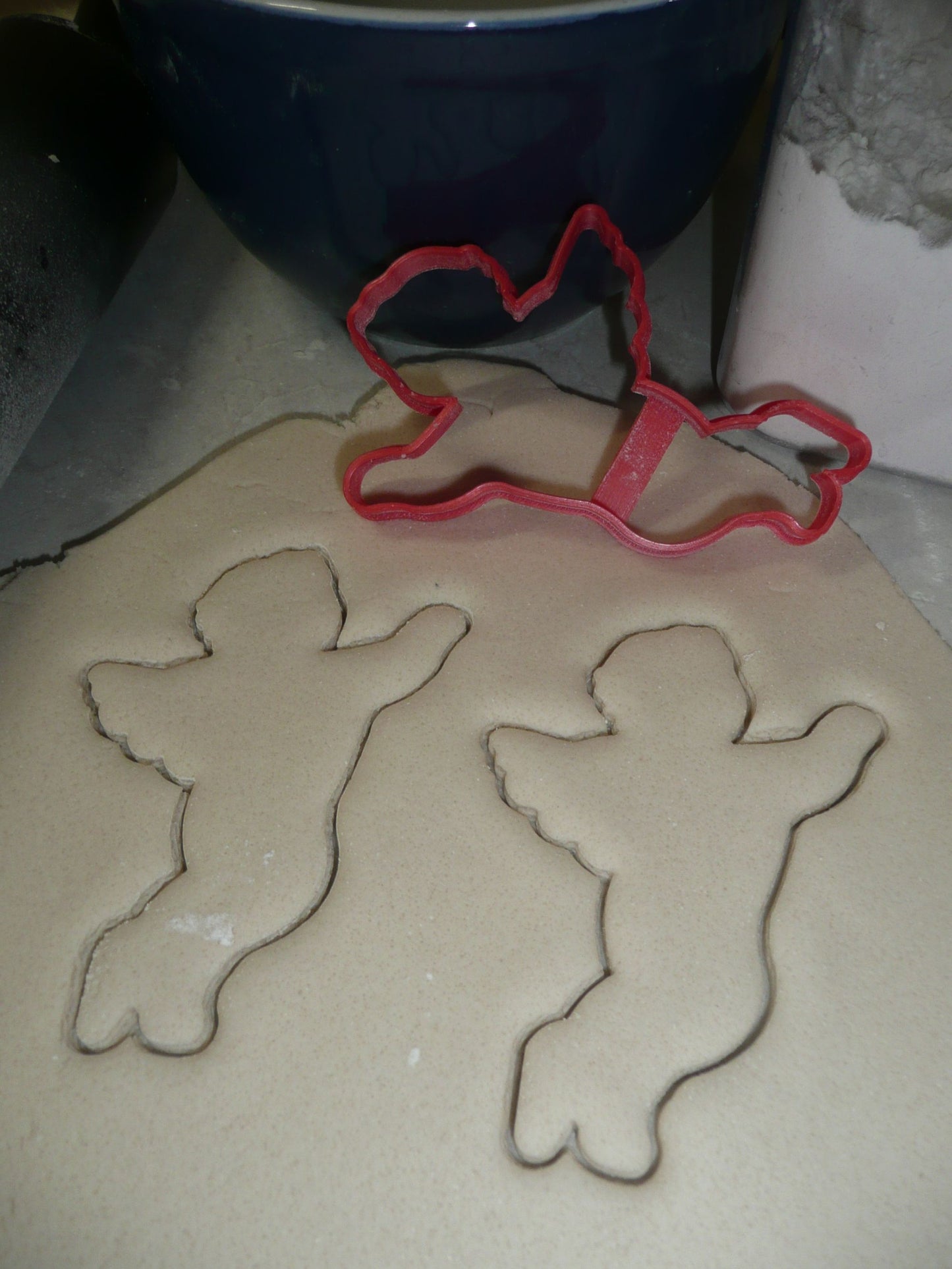 Flying Cupid Outline Love Cherub Valentine Sweetheart Cookie Cutter USA PR3269