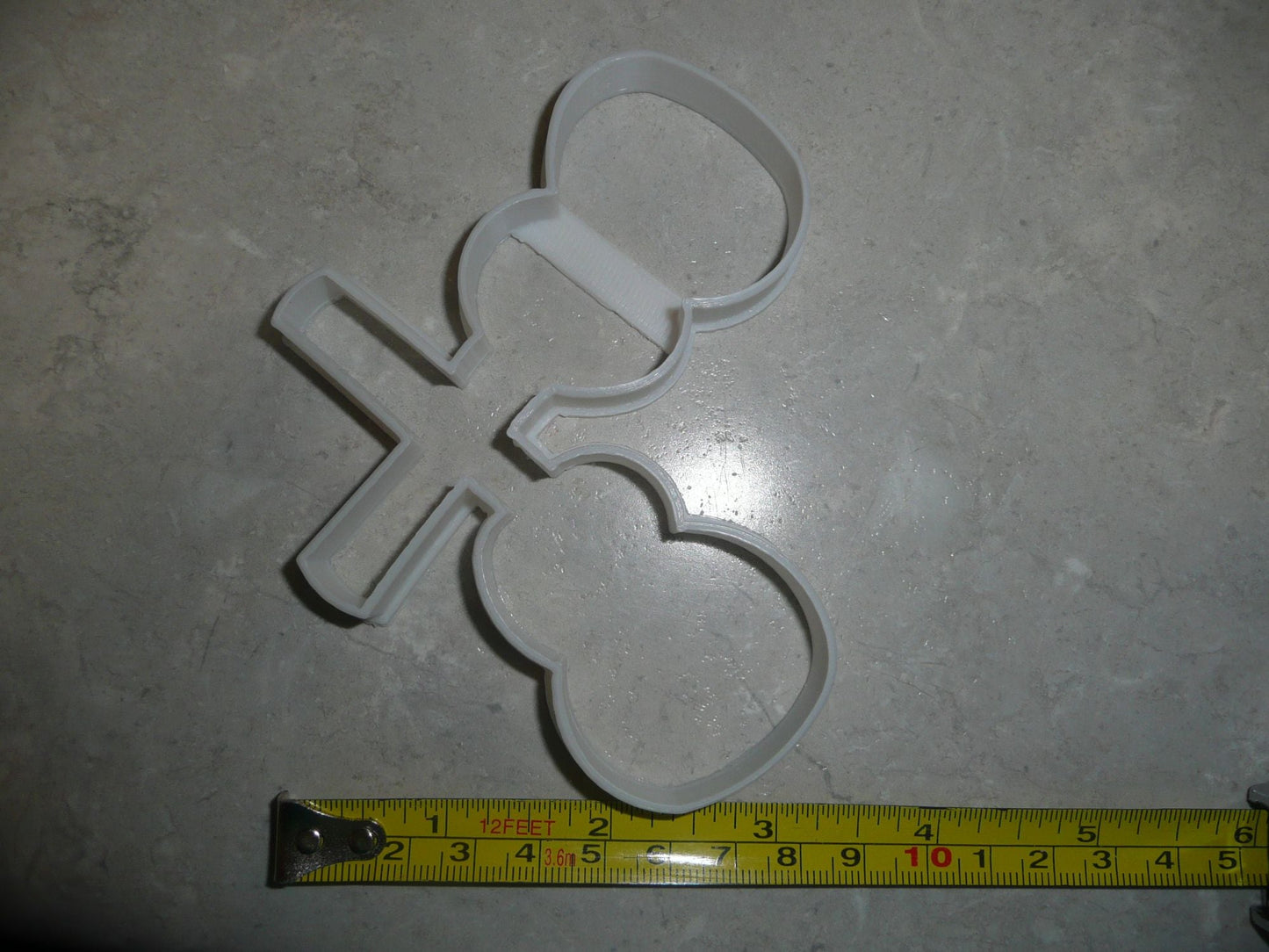 Dual Guitars Crossed Outline Two 2 Dueling Cookie Cutter USA PR3241