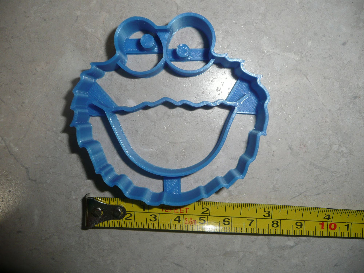 Cookie Monster Sesame Street Cookie Cutter Baking Tool Made In USA PR546