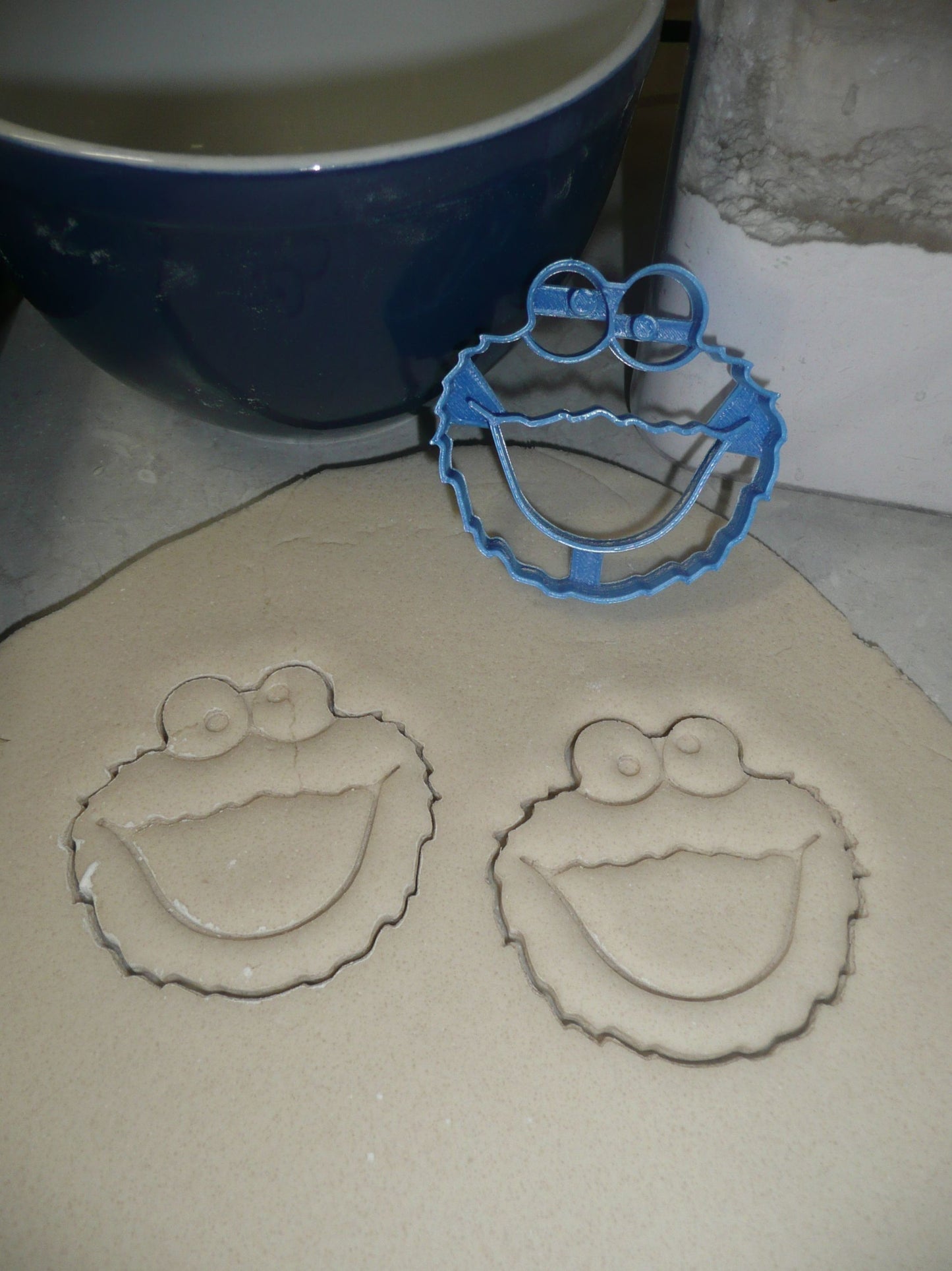 Cookie Monster Sesame Street Cookie Cutter Baking Tool Made In USA PR546