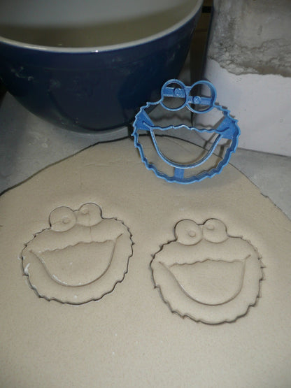 Cookie Monster Sesame Street Cookie Cutter Baking Tool Made In USA PR546
