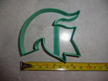 Michigan State Spartans Spartan Mascot Sports Cookie Cutter Made in USA PR452