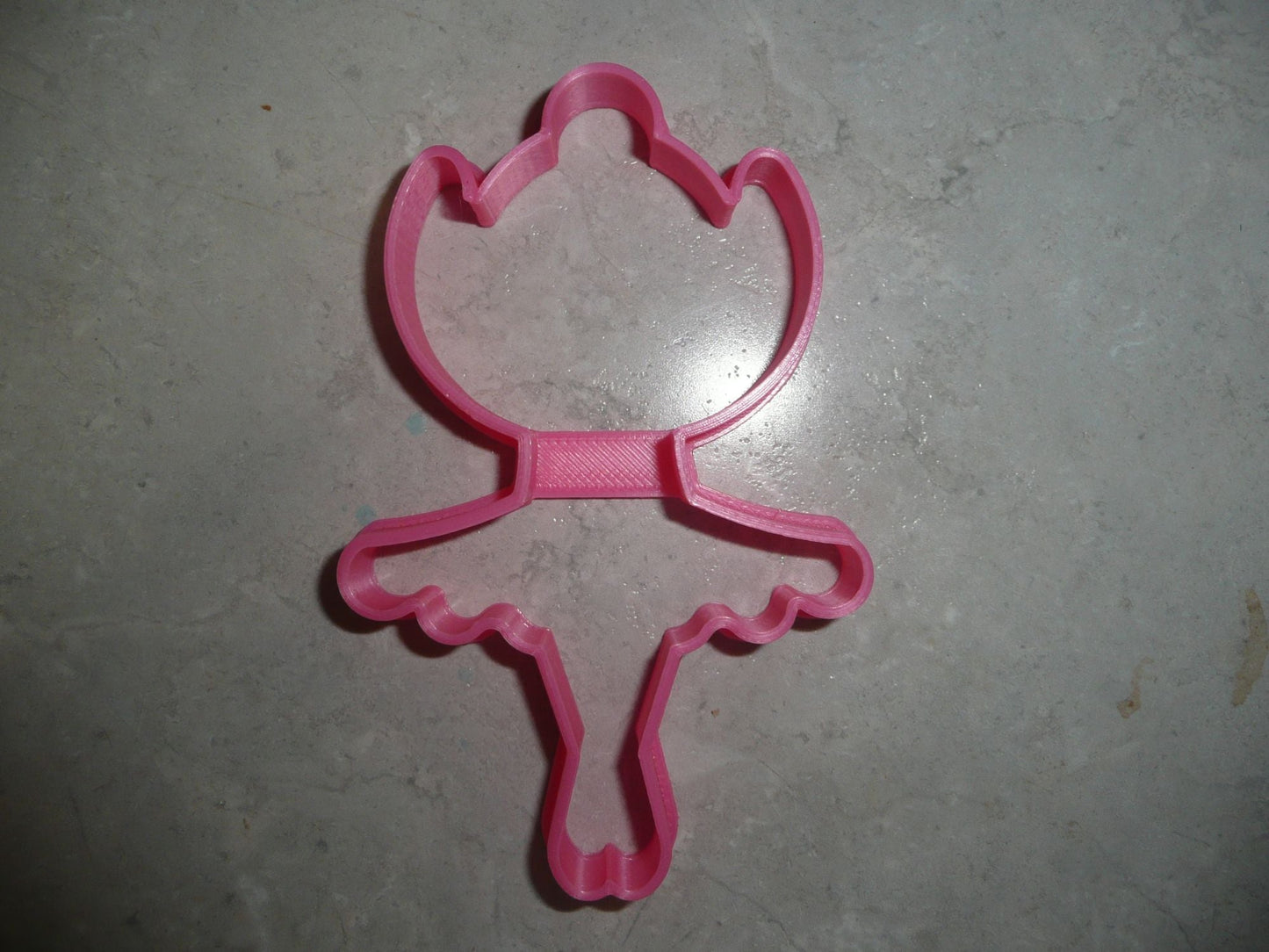 6x Ballerina Pose 1 Fondant Cutter Cupcake Topper 1.75 IN USA FD3270