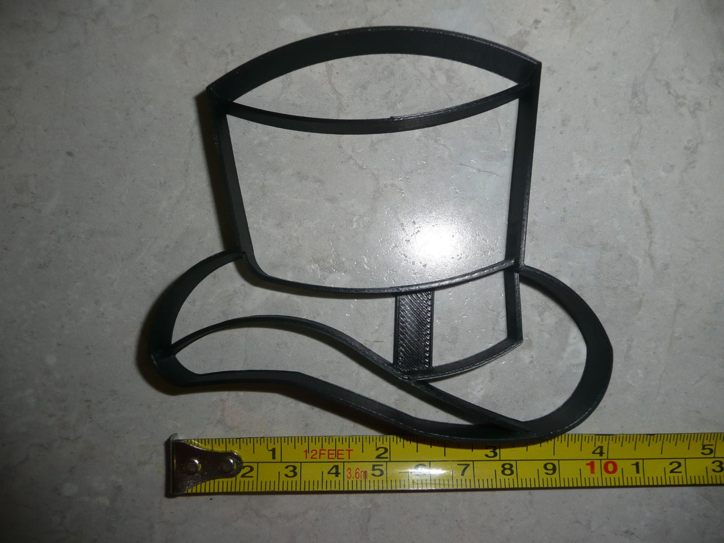 Gatsby Mens Detailed Top Hat 1920s Roaring Twenties Cookie Cutter USA PR3260