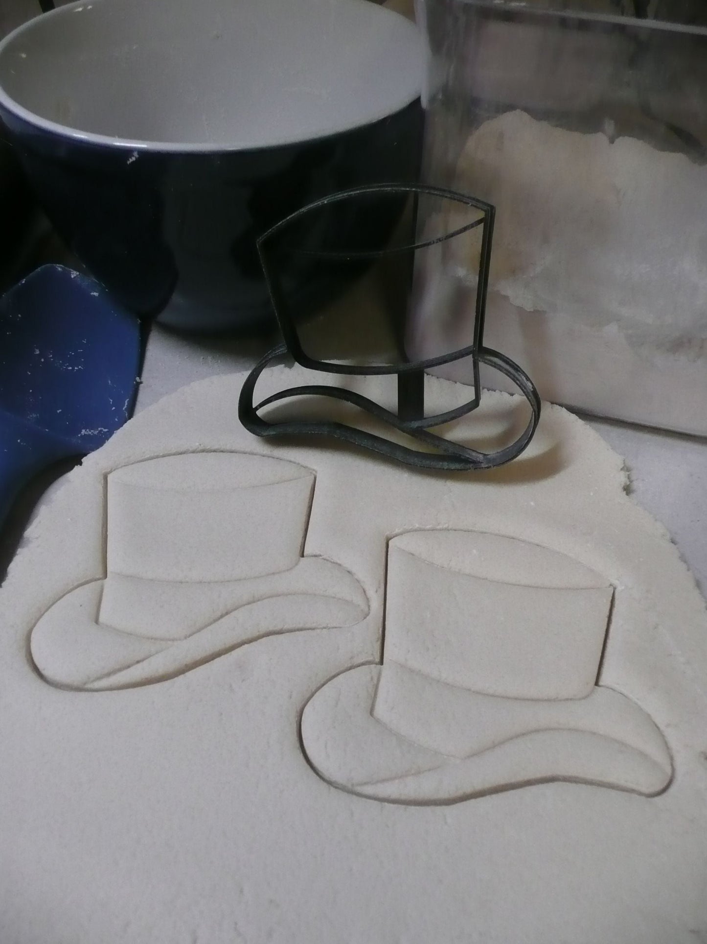 Gatsby Mens Detailed Top Hat 1920s Roaring Twenties Cookie Cutter USA PR3260