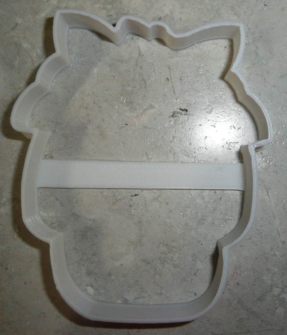 Sugar Skull Flower Crown Outline Dia De Los Muertos Cookie Cutter USA PR3239