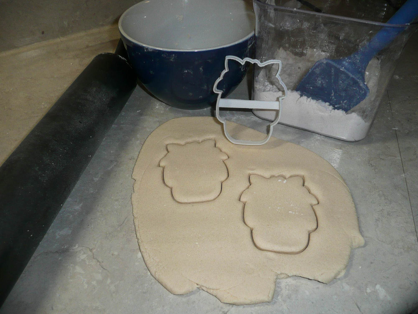 Sugar Skull Flower Crown Outline Dia De Los Muertos Cookie Cutter USA PR3239