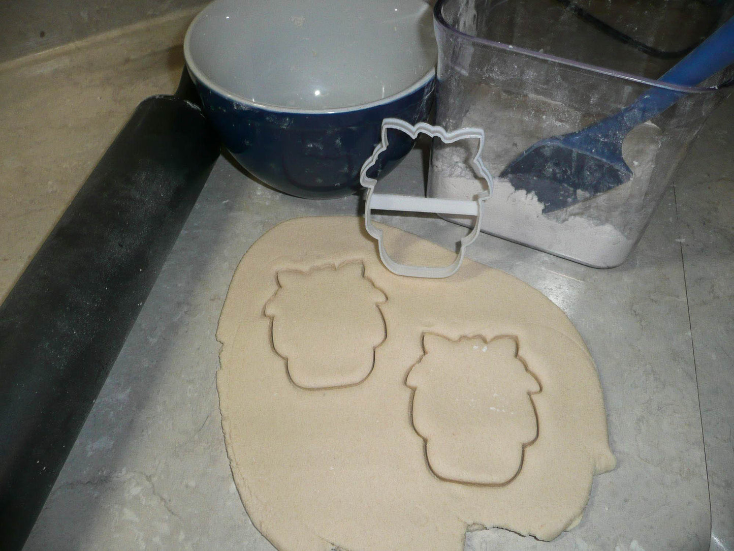 Sugar Skull Flower Crown Outline Dia De Los Muertos Cookie Cutter USA PR3239