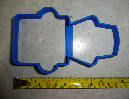 Boy Body With Square Head Hat Outline Vintage Kids Toy Cookie Cutter USA PR3075