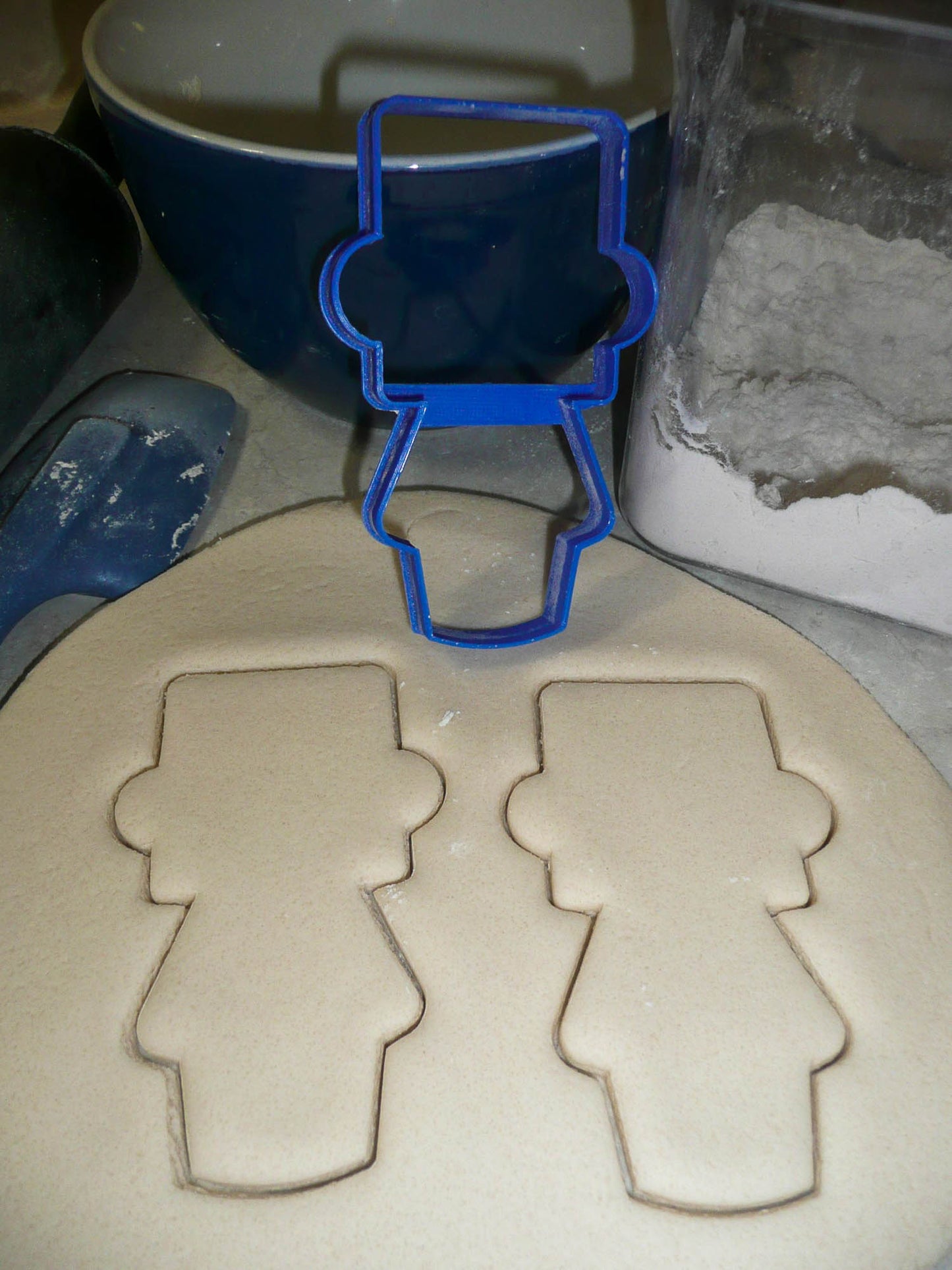 Boy Body With Square Head Hat Outline Vintage Kids Toy Cookie Cutter USA PR3075
