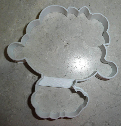 6x Baby Sheep Outline Fondant Cutter Cupcake Topper 1.75 IN USA FD3116