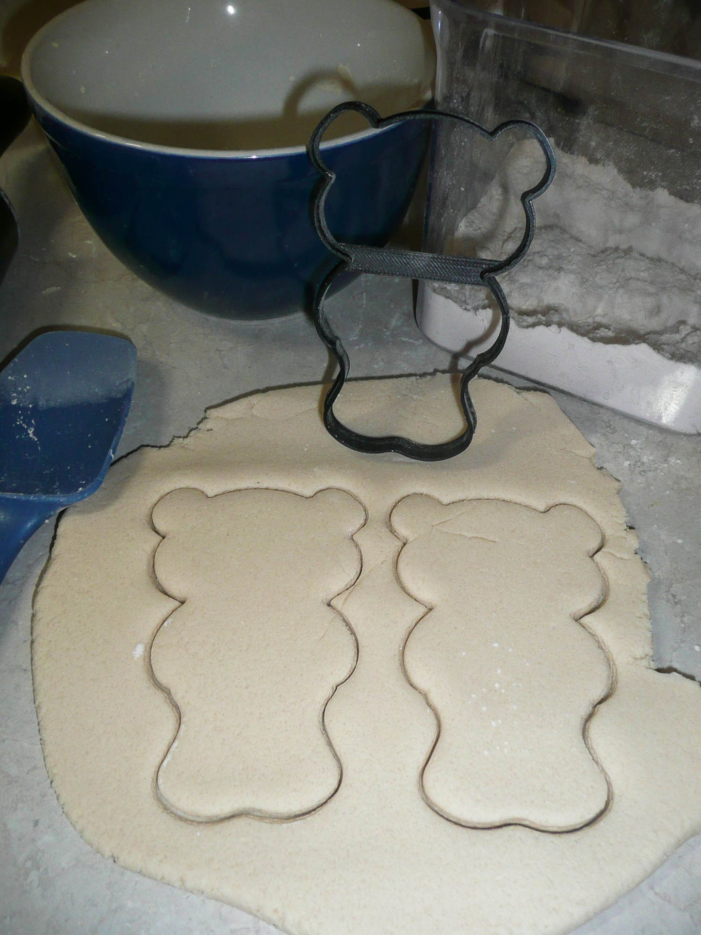 Bear Standing Outline Teddy Gummy Cartoon Style Cookie Cutter USA PR3136