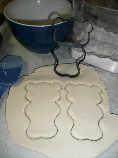 Bear Standing Outline Teddy Gummy Cartoon Style Cookie Cutter USA PR3136