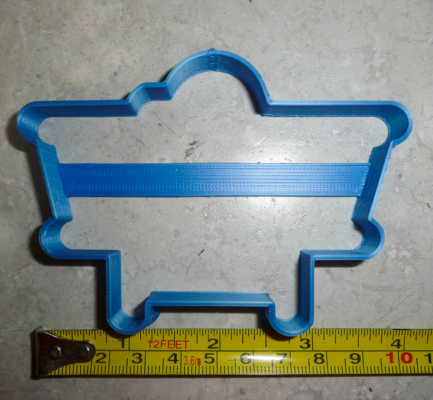 Biplane Outline Front View Fixed Wing Aircraft Two Wing Cookie Cutter USA PR3178