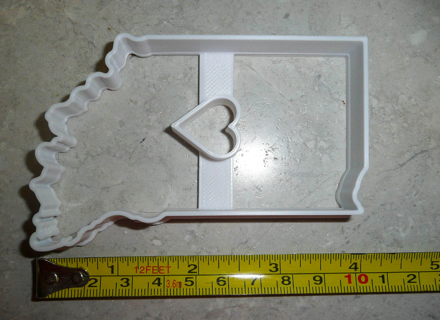 Indiana State With Indianapolis Heart Hoosiers Capitol Cookie Cutter USA PR3215