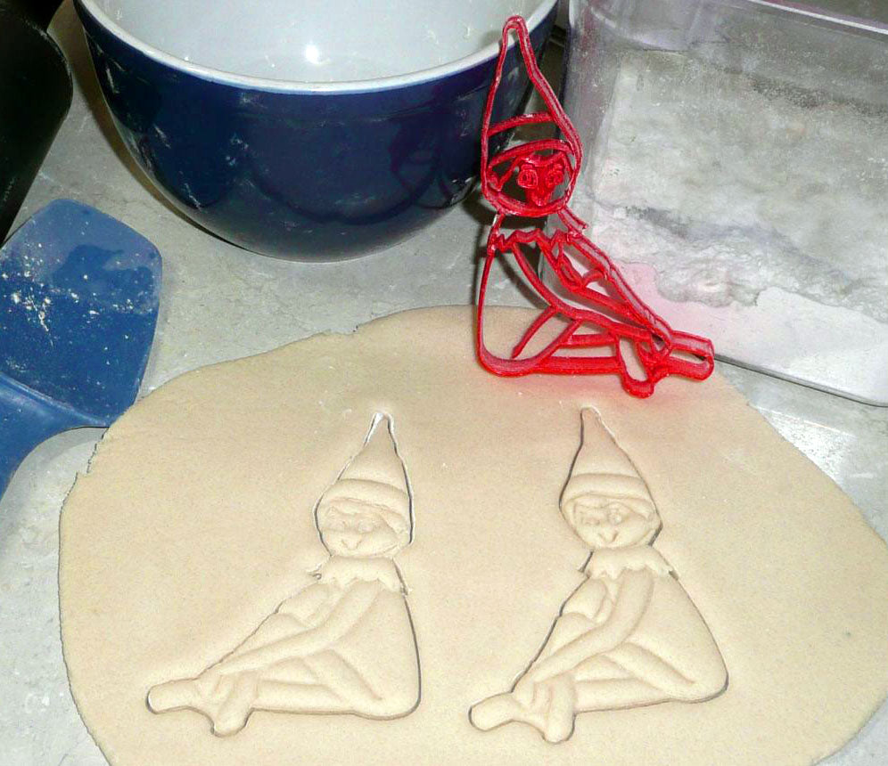 Girl Elf Mischievous Christmas Tradition Cookie Cutter USA PR3275
