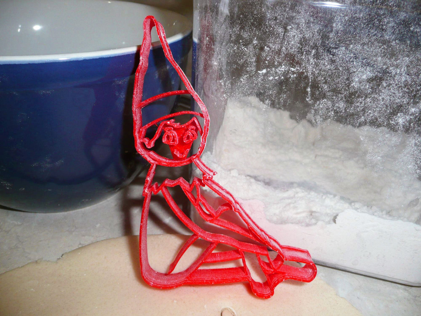 Girl Elf Mischievous Christmas Tradition Cookie Cutter USA PR3275