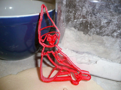 Girl Elf Mischievous Christmas Tradition Cookie Cutter USA PR3275