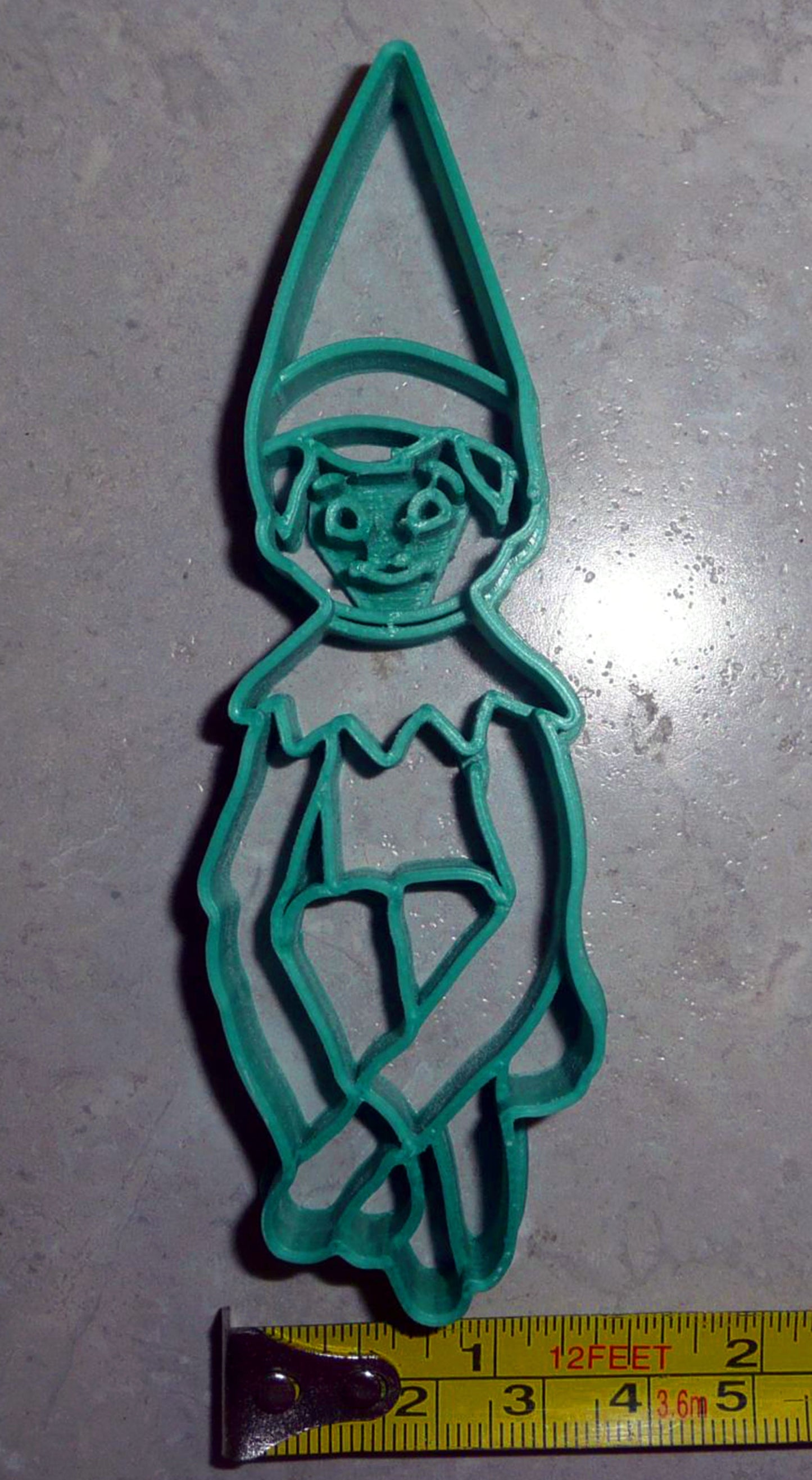 Boy Elf Mischievous Christmas Tradition Cookie Cutter USA PR3276