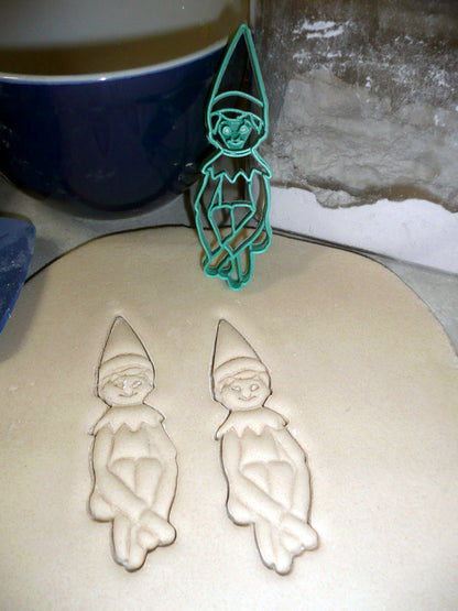 Boy Elf Mischievous Christmas Tradition Cookie Cutter USA PR3276