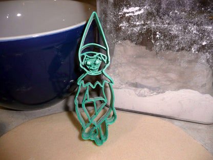 Boy Elf Mischievous Christmas Tradition Cookie Cutter USA PR3276