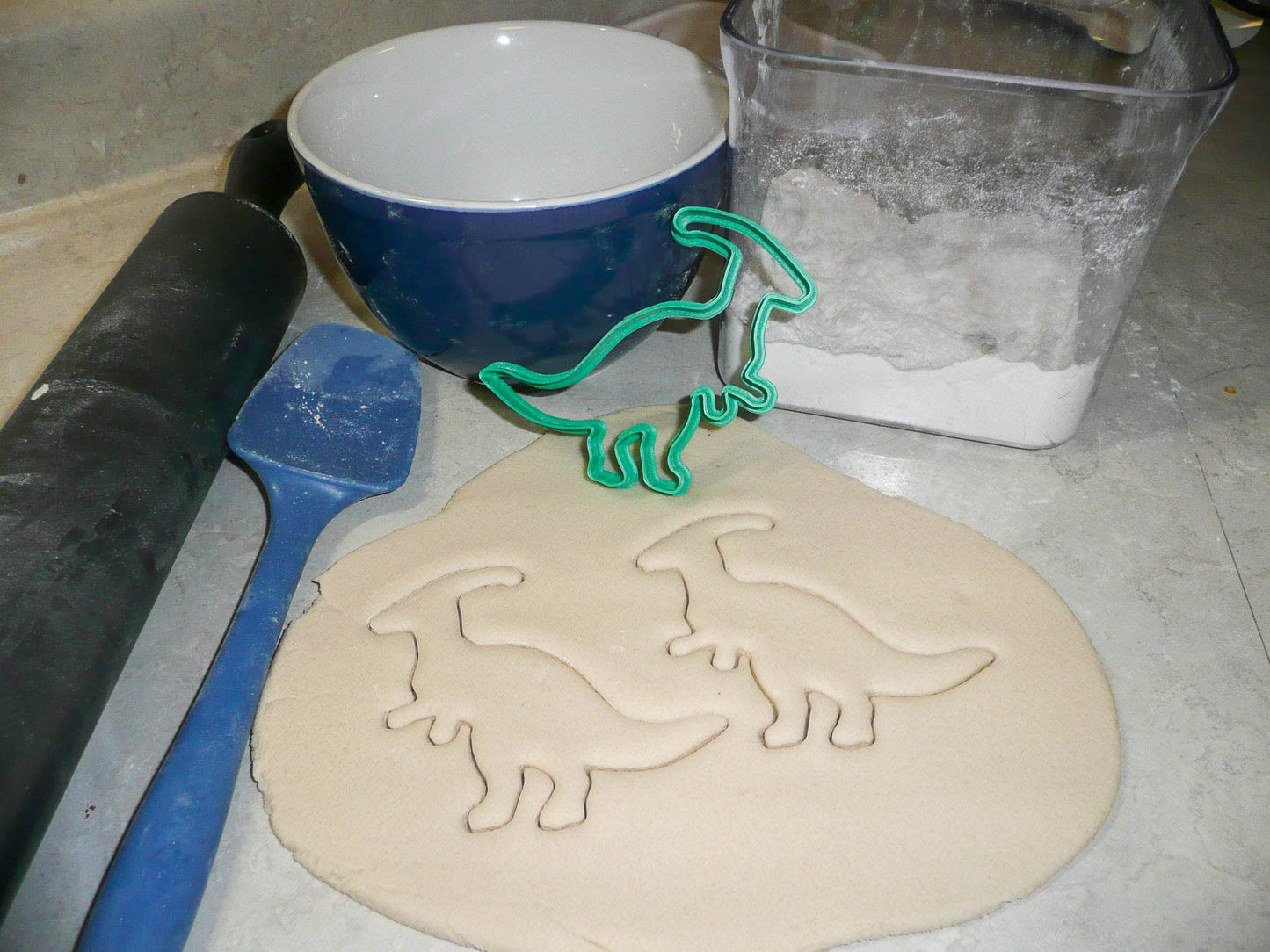 Dino Outlines Cartoon Style Dinosaurs Set Of 6 Cookie Cutters USA PR1427