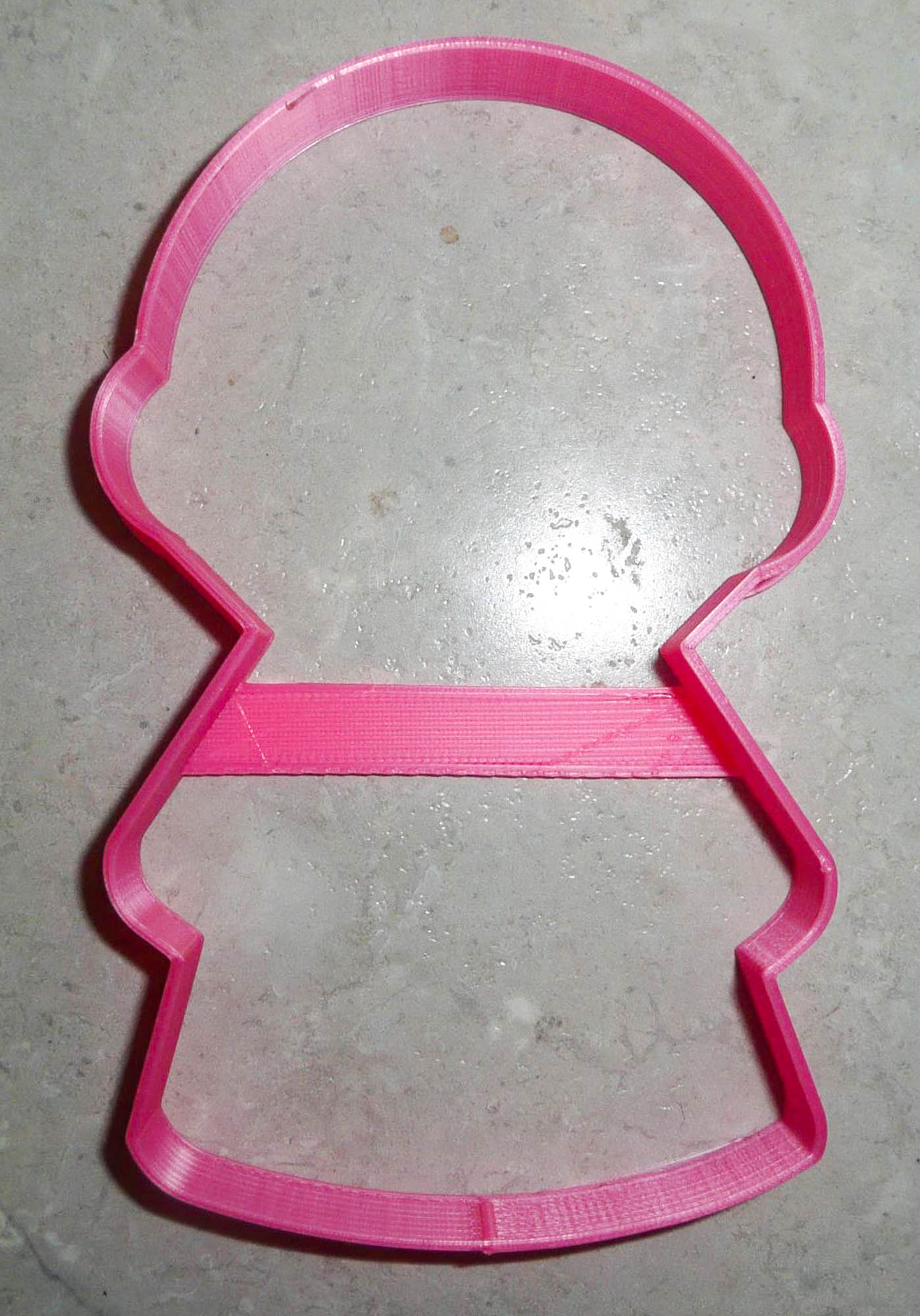 Girl Body With Round Head Outline Vintage Kids Toy Cookie Cutter USA PR3076