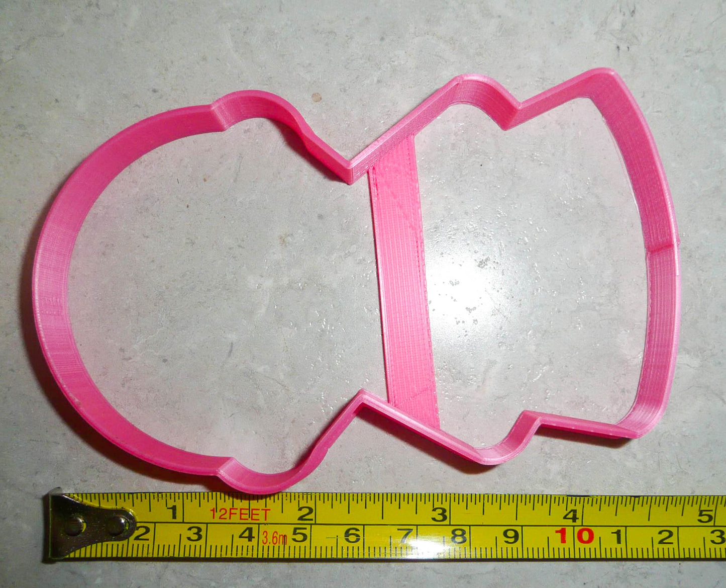 Girl Body With Round Head Outline Vintage Kids Toy Cookie Cutter USA PR3076