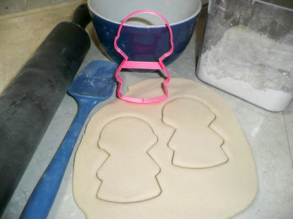 Girl Body With Round Head Outline Vintage Kids Toy Cookie Cutter USA PR3076
