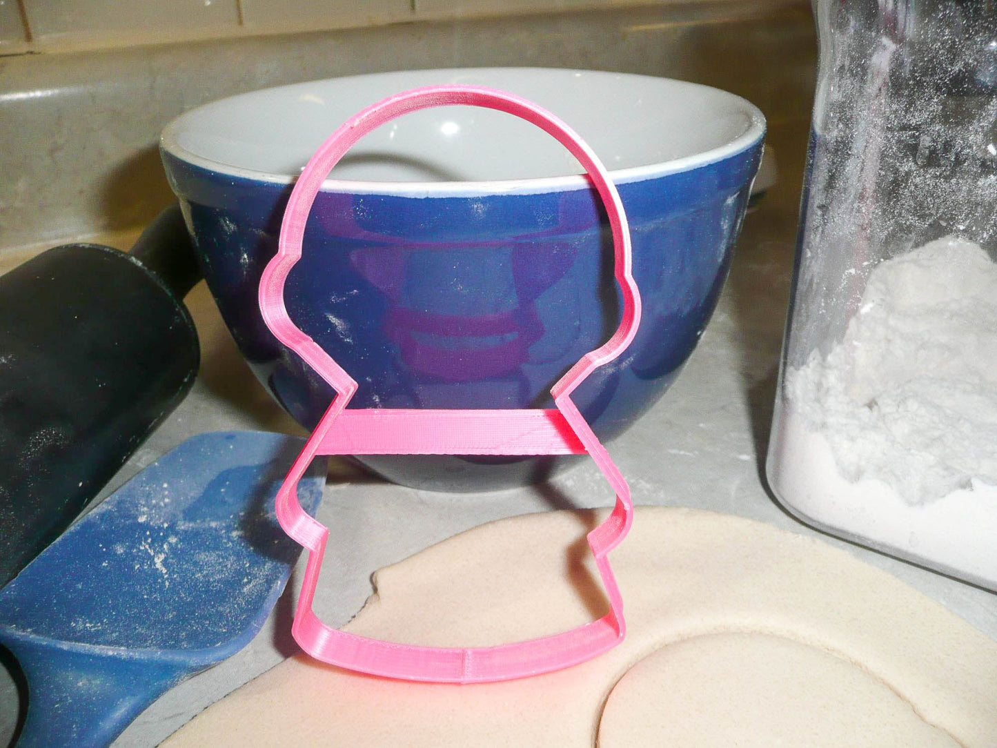 Girl Body With Round Head Outline Vintage Kids Toy Cookie Cutter USA PR3076
