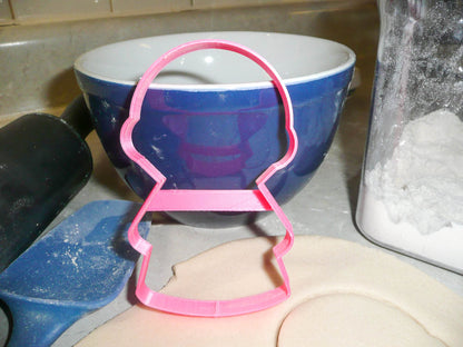 Girl Body With Round Head Outline Vintage Kids Toy Cookie Cutter USA PR3076