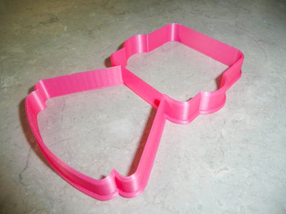 Girl Body With Square Head Hat Outline Vintage Kids Toy Cookie Cutter USA PR3186