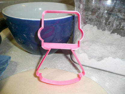 Girl Body With Square Head Hat Outline Vintage Kids Toy Cookie Cutter USA PR3186