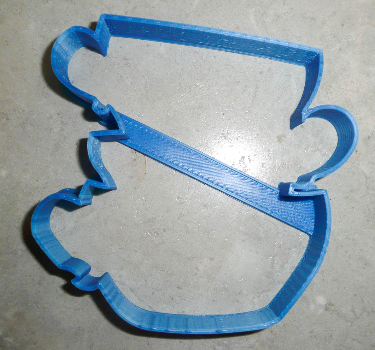 Stacked Tea Cups Teacups Outline Whimsical Theme Party Cookie Cutter USA PR3232