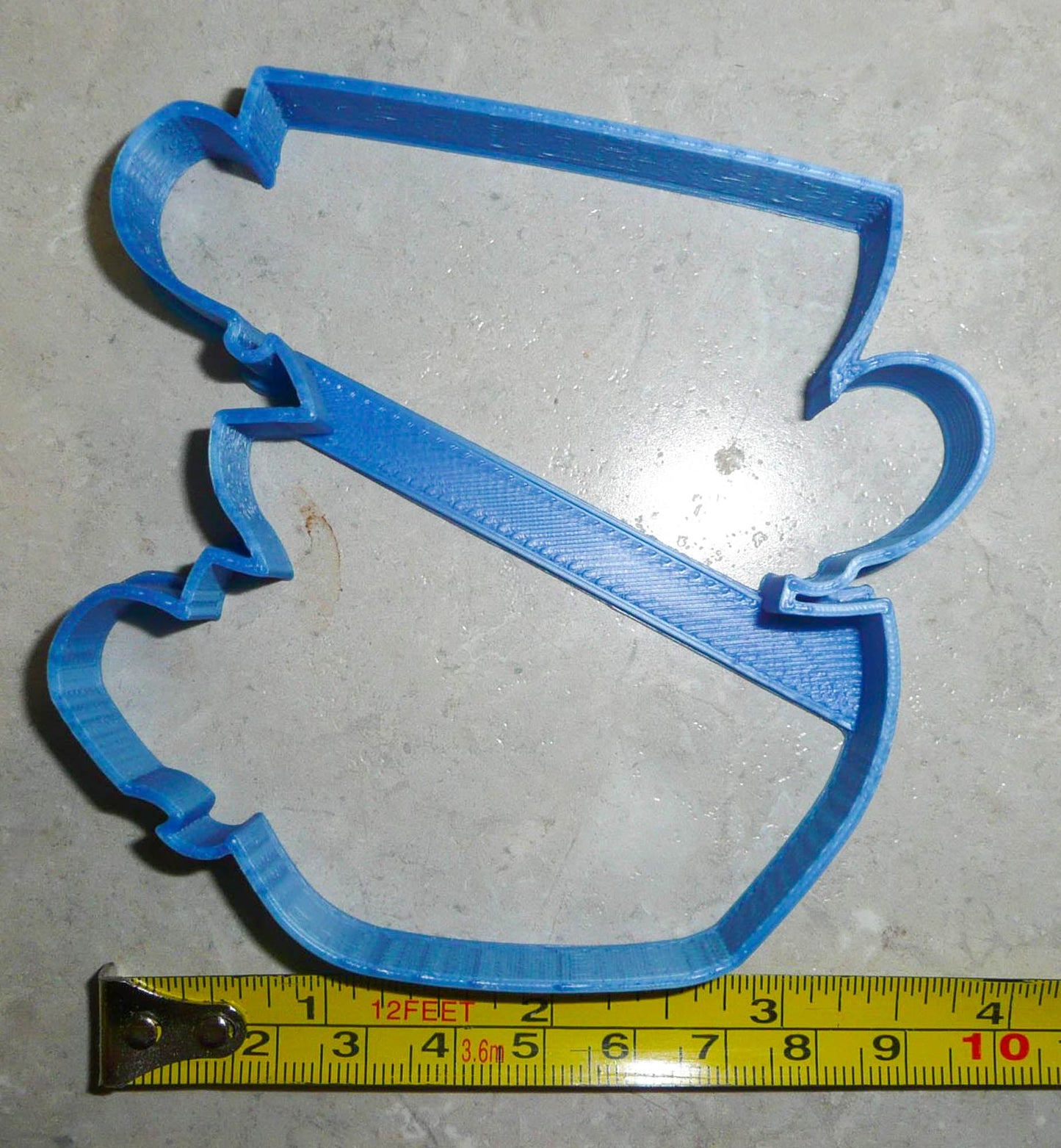 Stacked Tea Cups Teacups Outline Whimsical Theme Party Cookie Cutter USA PR3232