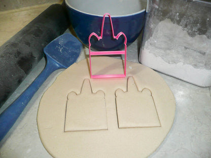 Square Unicorn Head Outline Magical Horse Spiral Horn Cookie Cutter USA PR3233
