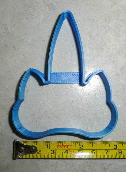 Unicorn Head Outline Magical Horse With Spiral Horn Cookie Cutter USA PR3234