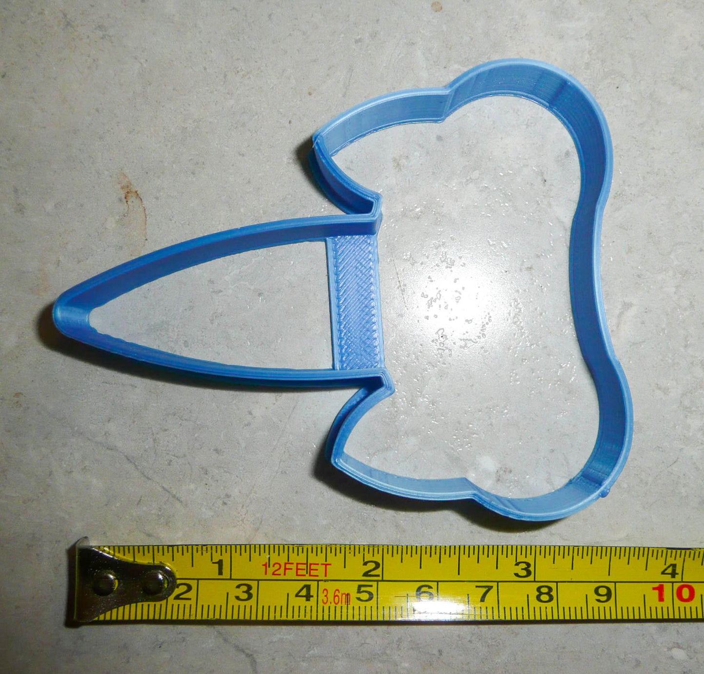 Unicorn Head Outline Magical Horse With Spiral Horn Cookie Cutter USA PR3234