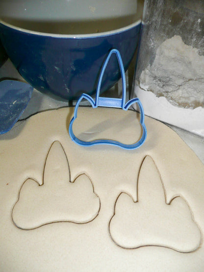 Unicorn Head Outline Magical Horse With Spiral Horn Cookie Cutter USA PR3234