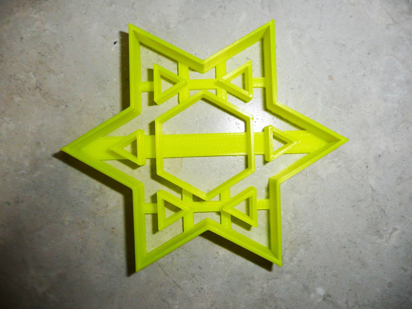 6x Star Of David Fondant Cutter Cupcake Topper 1.75 IN USA FD3286