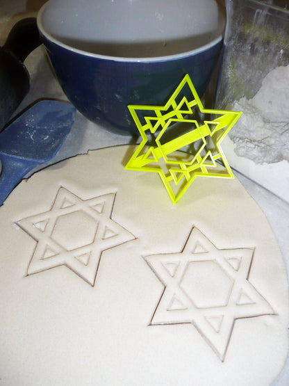 Star Of David Hebrew Shield Jewish Symbol Judaism Cookie Cutter USA PR3286