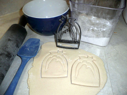 Nativity Manger Scene Baby Jesus Mary Joseph Christmas Cookie Cutter USA PR3031