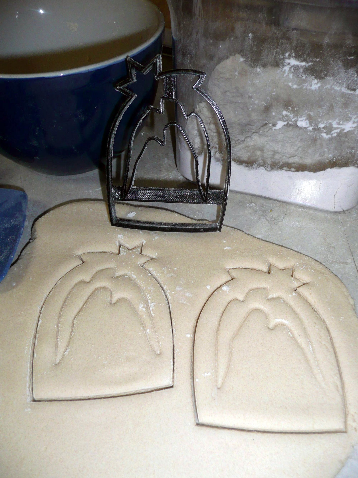 Nativity Manger Scene Baby Jesus Mary Joseph Christmas Cookie Cutter USA PR3031