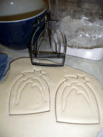 Nativity Manger Scene Baby Jesus Mary Joseph Christmas Cookie Cutter USA PR3031