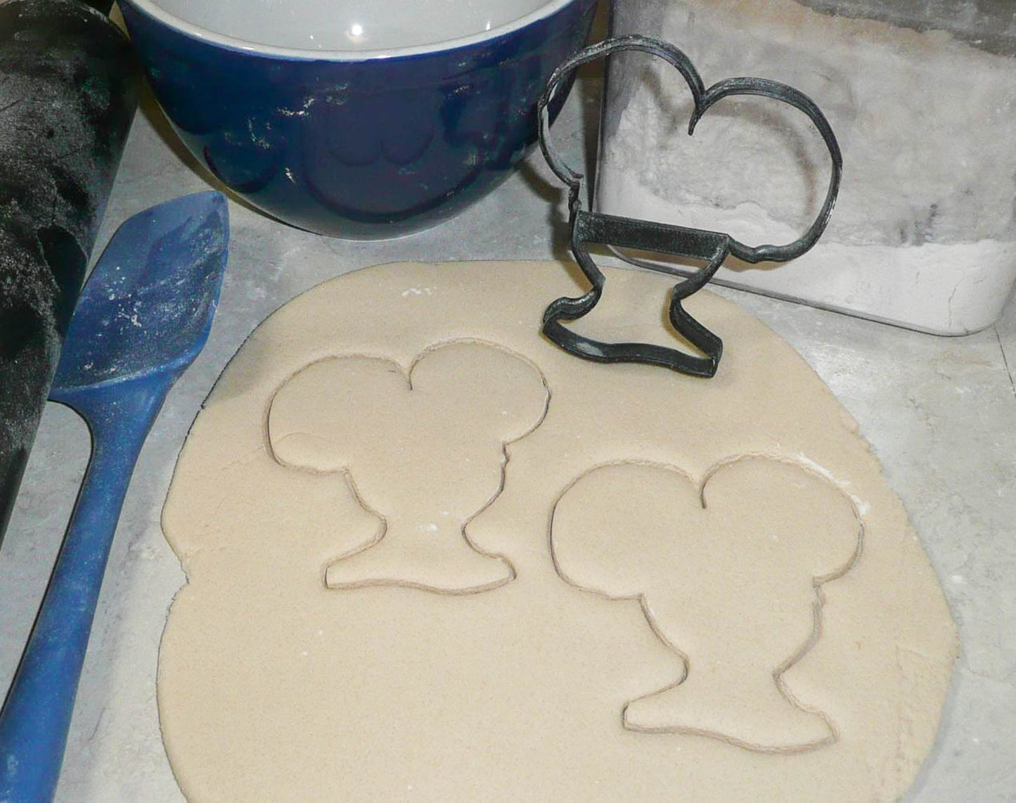 Girl With Afro Ponytails Natural Curls Curly Kinky Hair Cookie Cutter USA PR3023