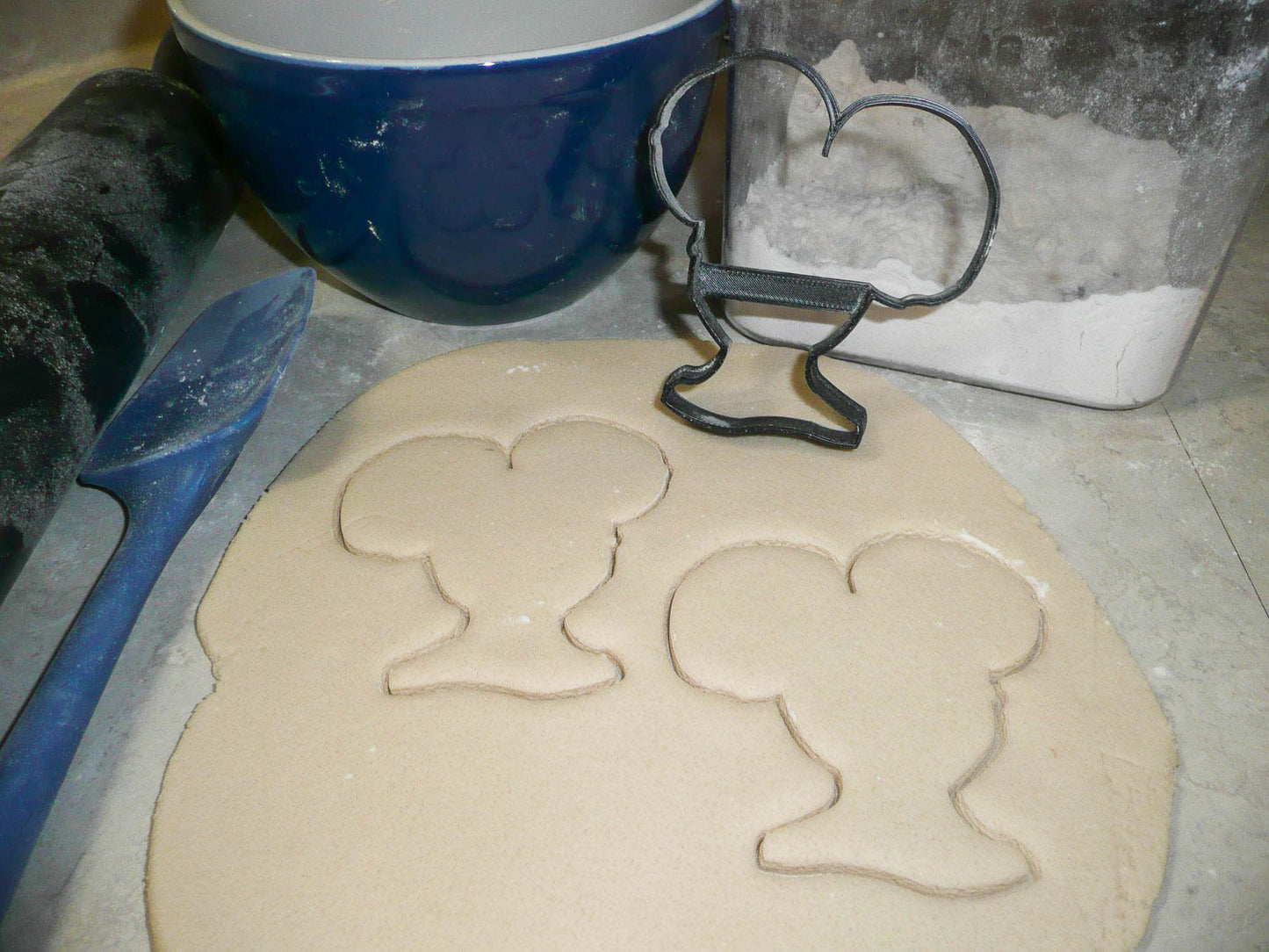 Girl With Afro Ponytails Natural Curls Curly Kinky Hair Cookie Cutter USA PR3023