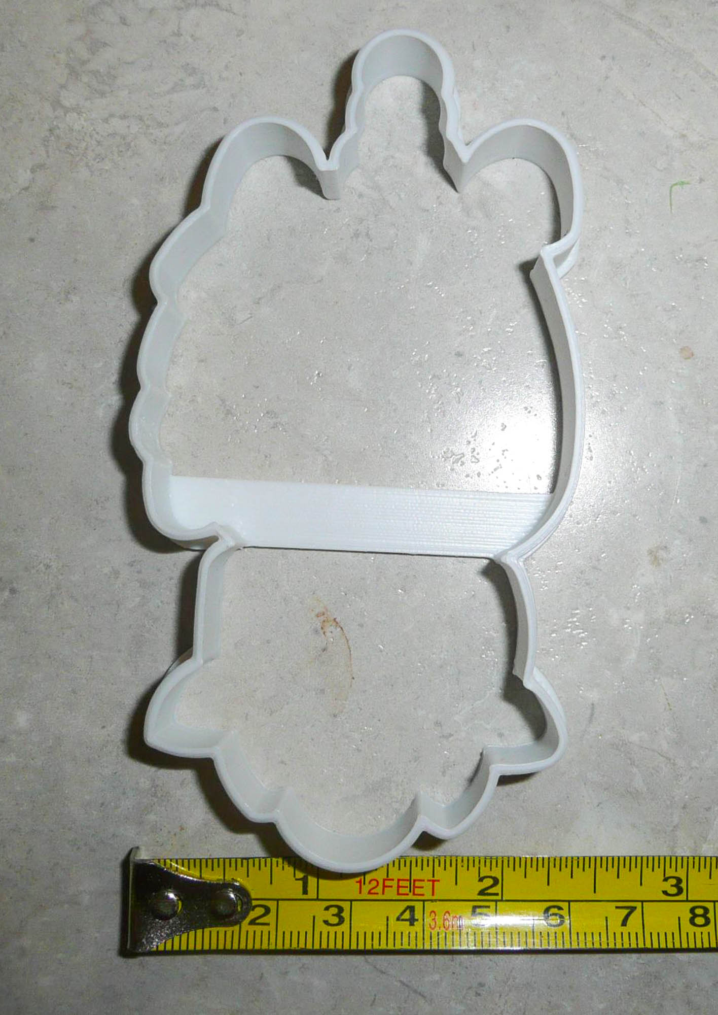 Unicorn Baby Rattle Outline Shower Gender Reveal Cookie Cutter USA PR3088