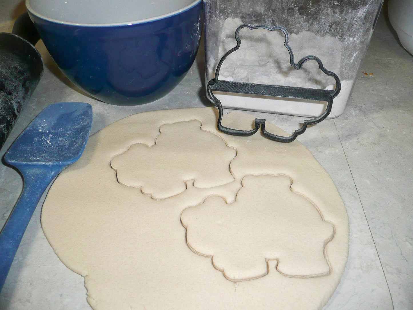 Momma Bear With Baby Cub On Back Outline Wildlife Cookie Cutter USA PR3128